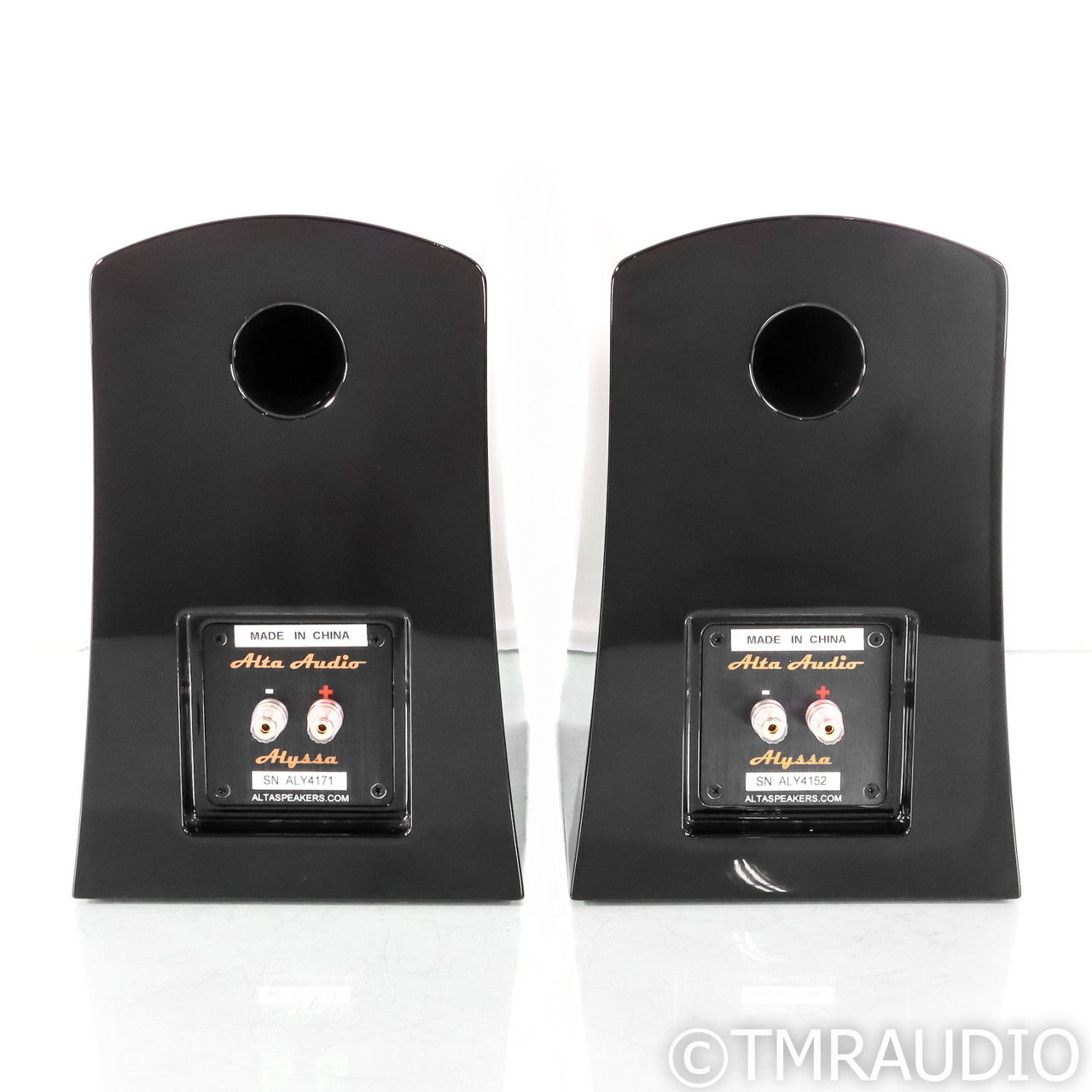 Alta Audio Alyssa Bookshelf Speakers; Black Pair  (69390) 6