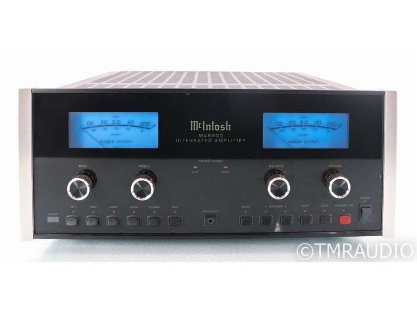 McIntosh MA6500 Stereo Integrated Amplifier; Remote; MM Phono; MA-6500 (44562)