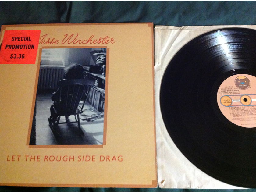Jesse Winchester - Let The Rough Side Drag Bearsville Records Vinyl  LP NM