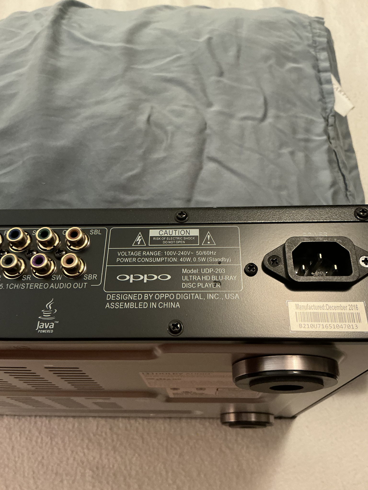 OPPO UDP-203 Blue-Ray Disc Player