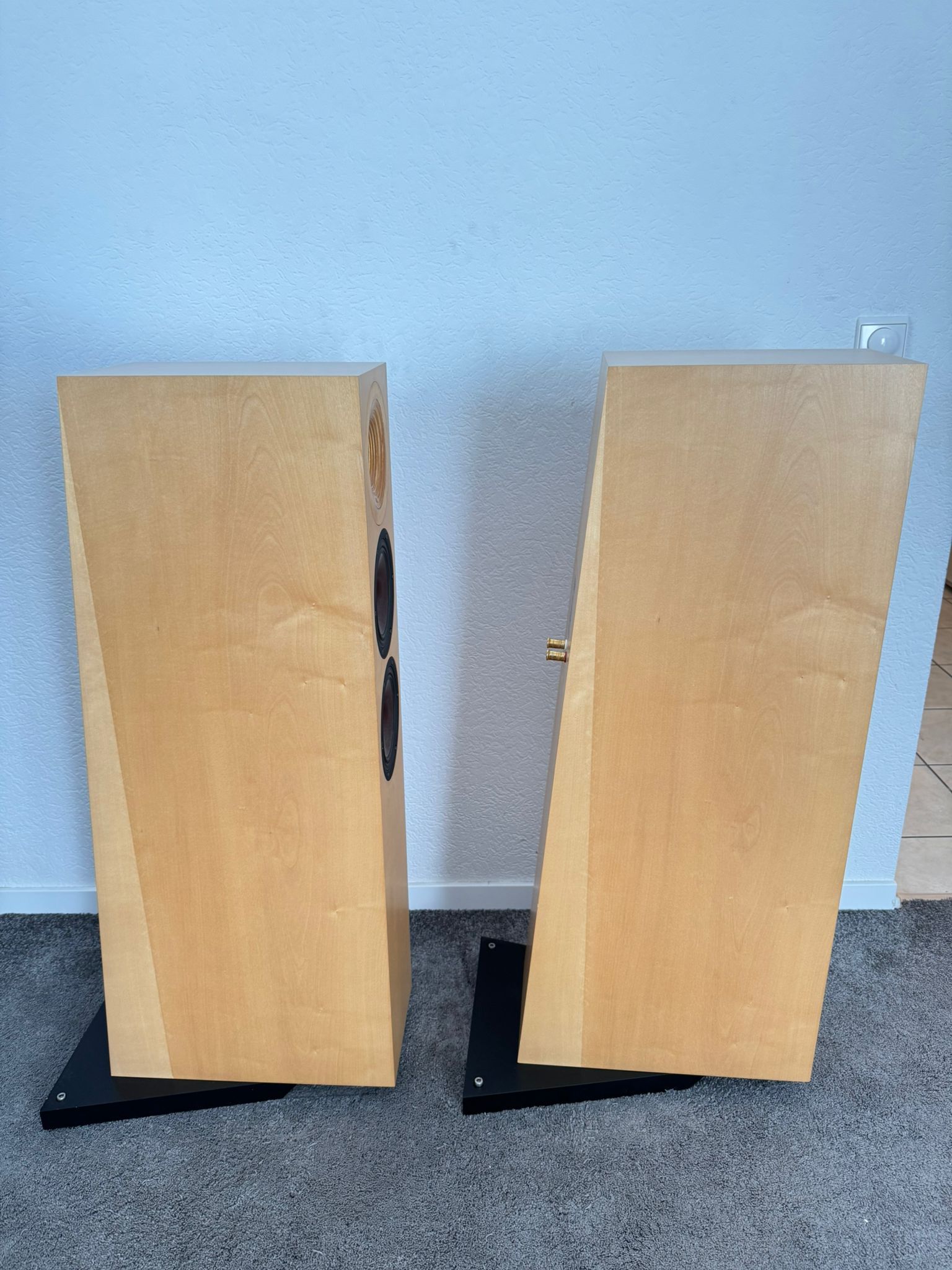 Odeon Tosca S speakers in maple 8