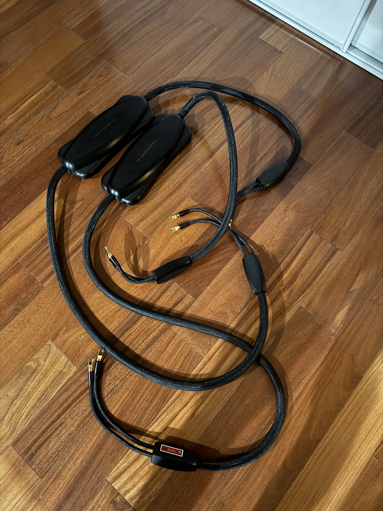 Transparent Audio XL Gen V speaker Cables 10 feet. spades. 3