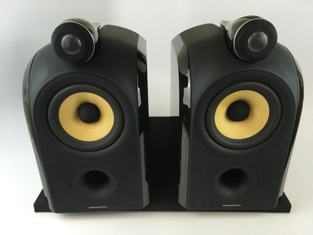 B&W (Bowers & Wilkins) PM1 Speakers with Matching Stand...