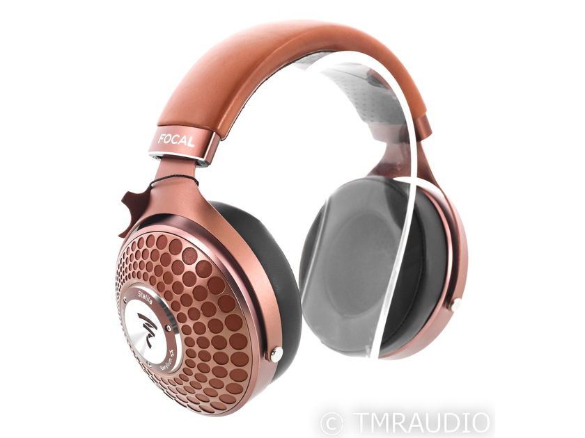 Focal Stellia Closed-Back Headphones; Chocolate Leather (46222)