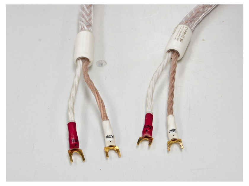 Shunyata Cirrus Speaker Cables, Spades / 3.0 m – FREE SHIPPING