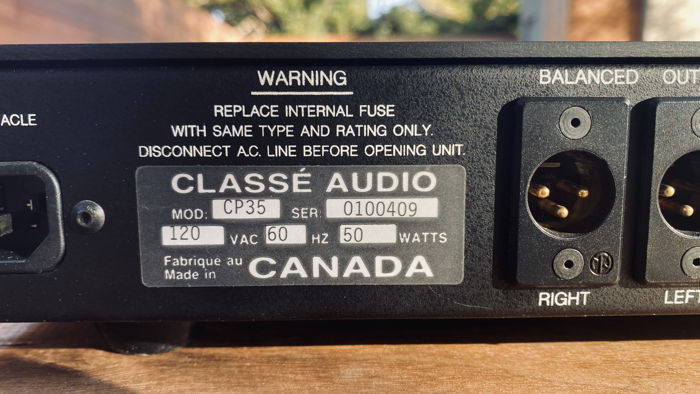 Classe Audio CP-35