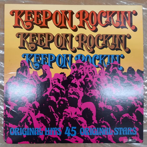 Various Rock Artists - Keep On Rockin' NM FOUR VINYL LP...