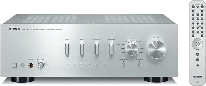 Yamaha A-S801SL Natural Sound Amplifier (Silver) YAMAS8...