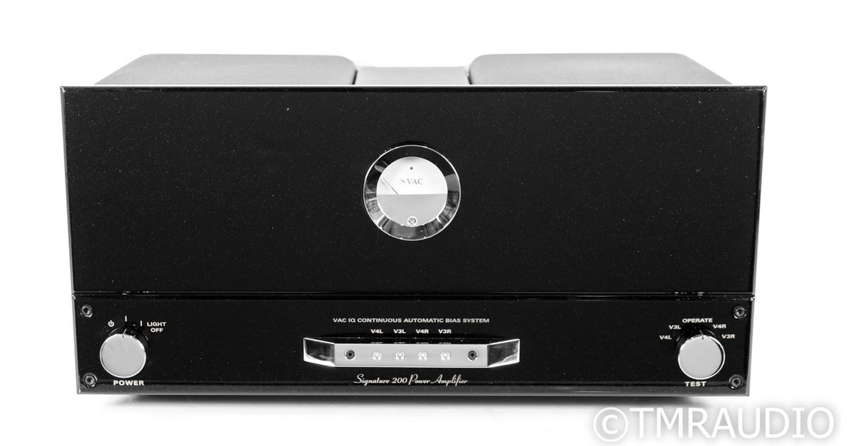 VAC Signature 200 iQ Stereo Tube Power Amp... For Sale Audiogon