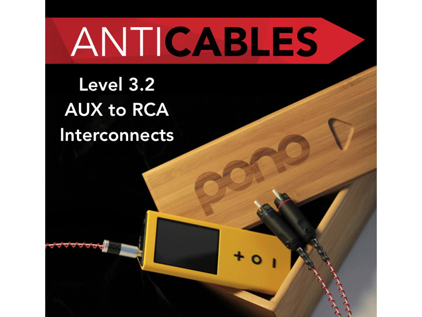 ANTICABLES Level 3.2 Reference Series AUX to RCA Analog Interconnects