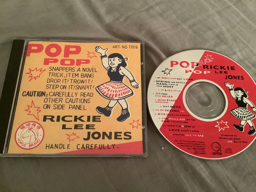 Rickie Lee Jones Promo Compact Disc  Pop Pop