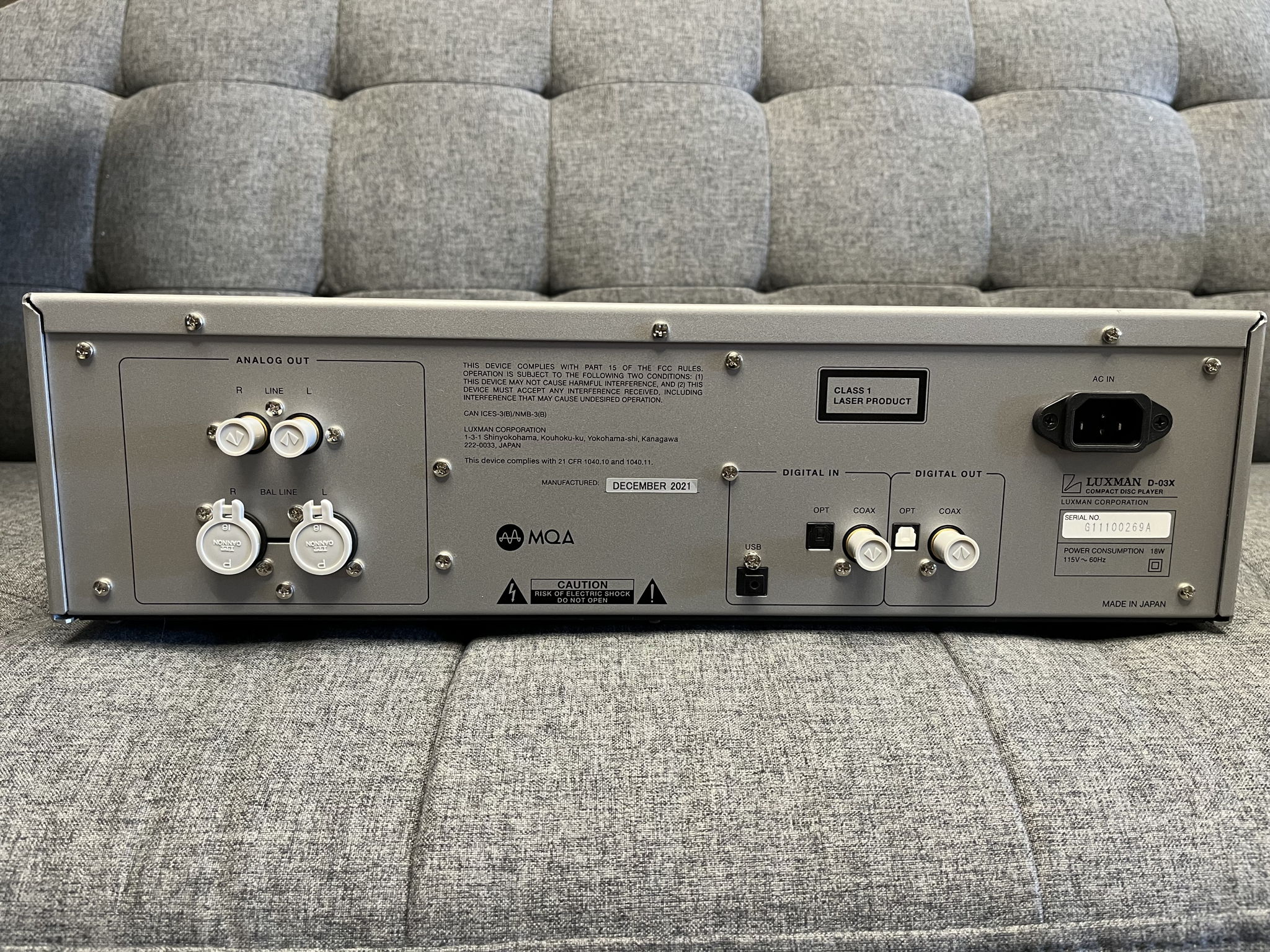 Luxman - D-03x - Digital Player/DAC - Customer Trade In... 5