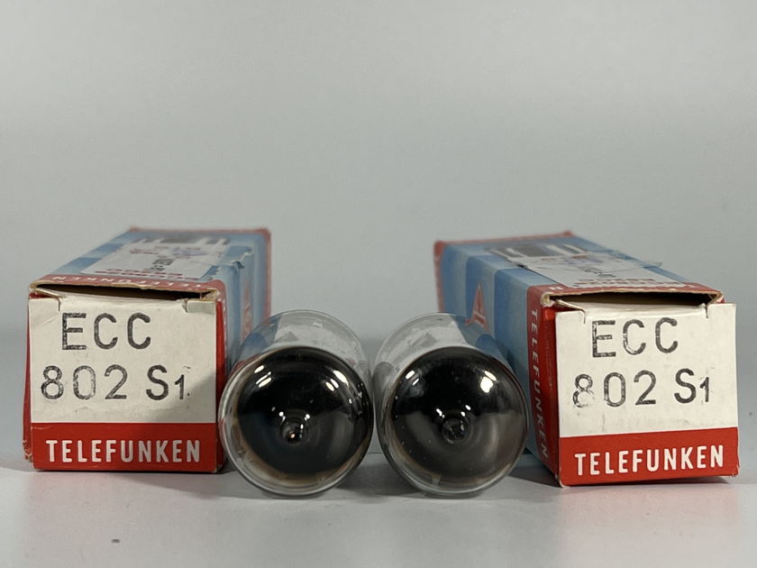 Telefunken ECC802S Matched Pair