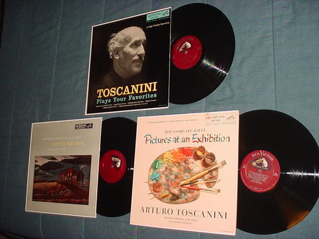 CLASSICAL Toscanini lot of 3 lp records LM-1834 LM-1838...