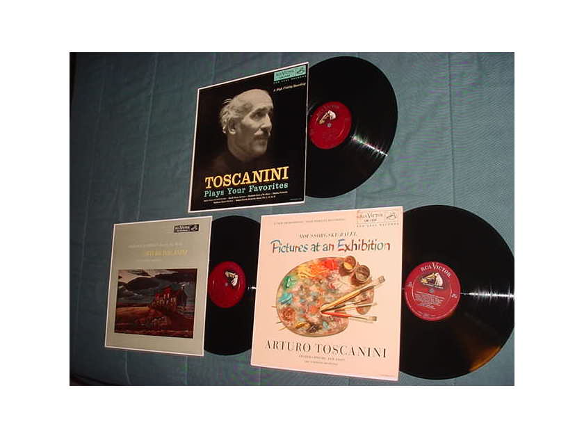 CLASSICAL Toscanini lot of 3 lp records LM-1834 LM-1838 LM-1778
