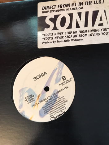 Sonia 12" You'll Never Stop Loving Me Sonia 12" You'll ...