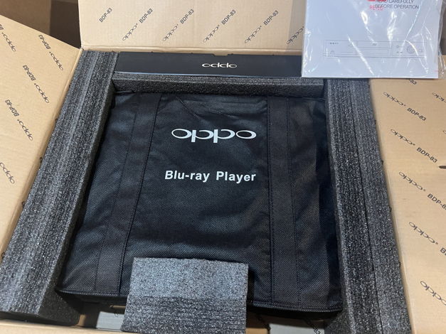 OPPO BDP-83 factory boxed like new tests great: