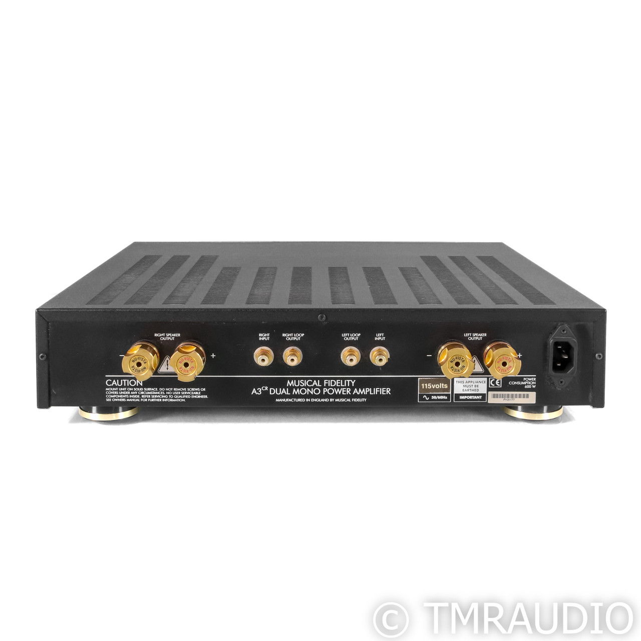 Musical Fidelity A3CR Dual Mono Power Amplifier (67938) 5