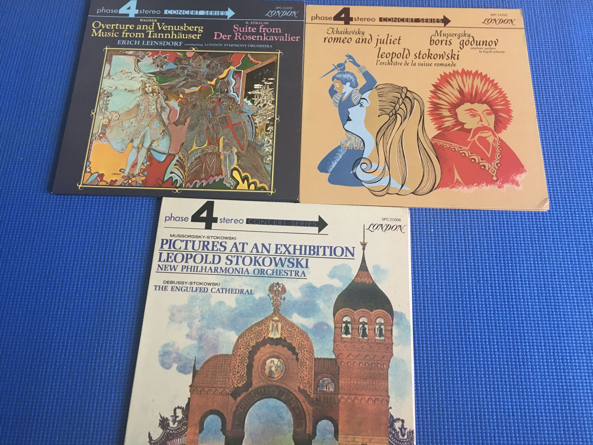 Phase 4 Stereo Leopold Stokowski Wagner Strauss  Lot of...