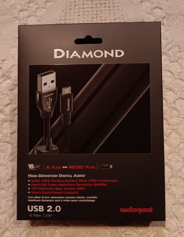 AudioQuest Diamond USB A to Micro .75 m For Sale | Audiogon
