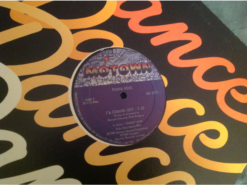 Diana Ross Upside Down/I'm Coming Out Motown Records 12 Inch Canada