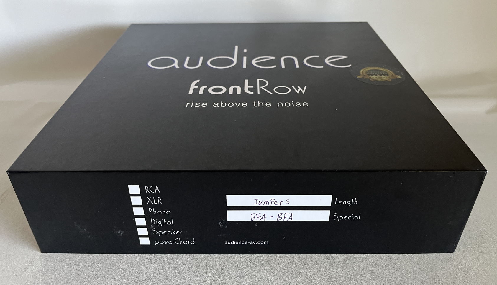 Audience Front Row JUMPER SPEAKER CABLES, 5 INCHES, BAN... 3