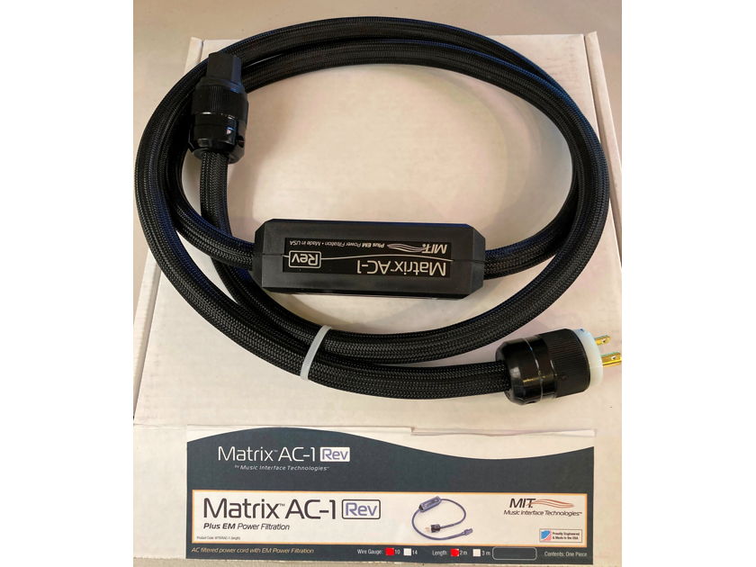 MIT Cables MATRIX AC-1 REV, NEW HG UPGRADED VERSION, 3 FILTERPOLES, NOW WITH E.M.