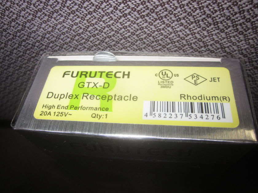 Furutech GTX-D (R) 20A, 120V Duplex Receptacle - New Lower Price