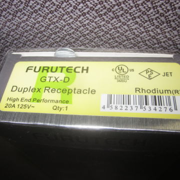 Furutech GTX-D (R) 20A, 120V Duplex Receptacle