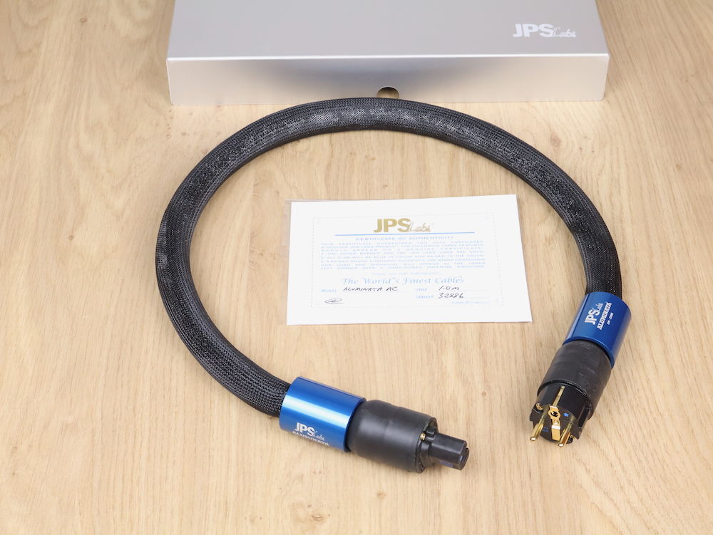 JPS Labs Aluminata highend audio power cable 1,0 metre