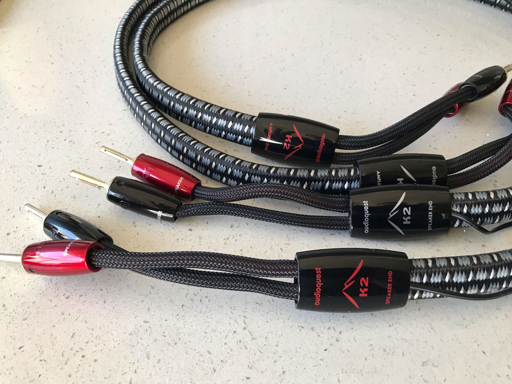 AudioQuest  K2 Silver Speaker Cables 1 Meter (2 available) 4