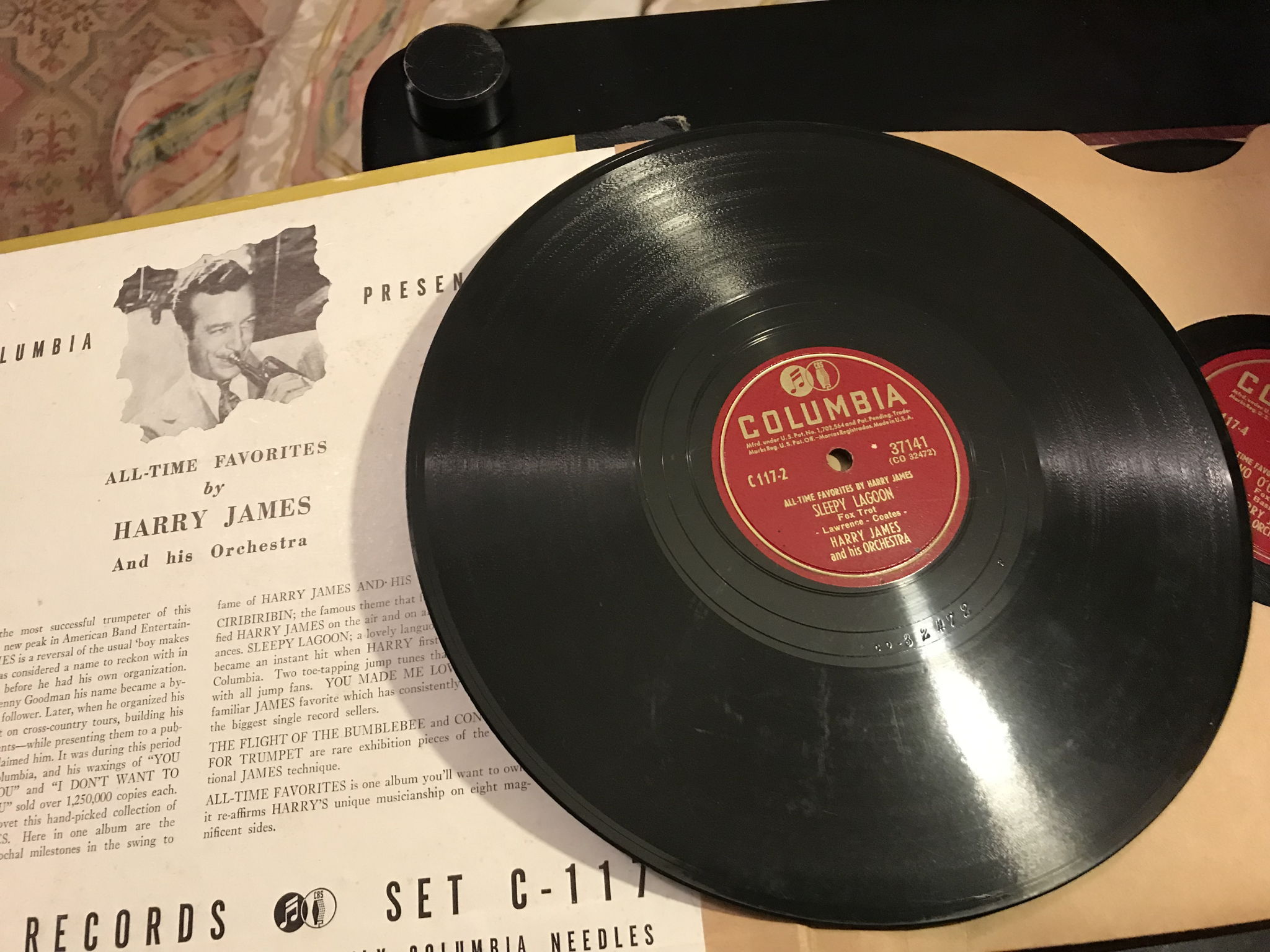 Spinning the old big-band 78’s!