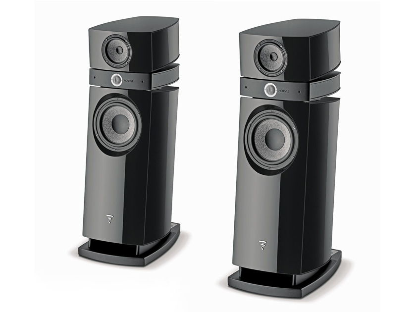 TRADES WELCOME! FOCAL SCALA UTOPIA EVO FULL-RANGE LOUDSPEAKER SYSTEM IN BLACK PIANO HIGH GLOSS LACQUER