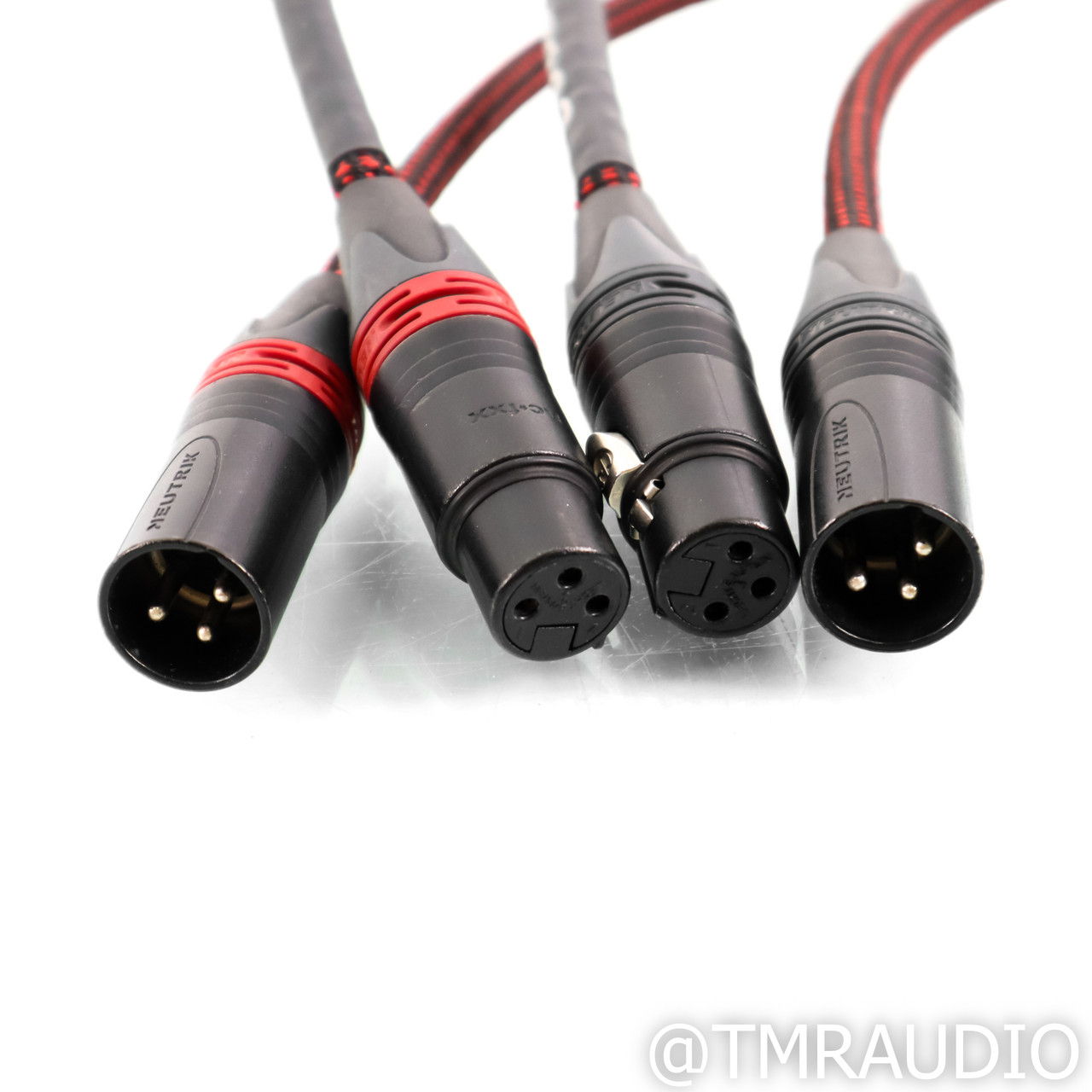 Black Cat 3202 XLR Cables; 1m Pair Balanced Interconnec... 4