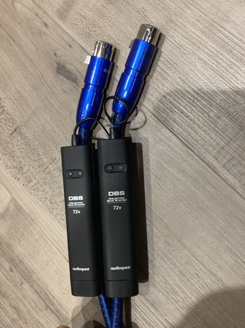 AudioQuest Sky 1m XLR pair with 72V DBS Solid Silver