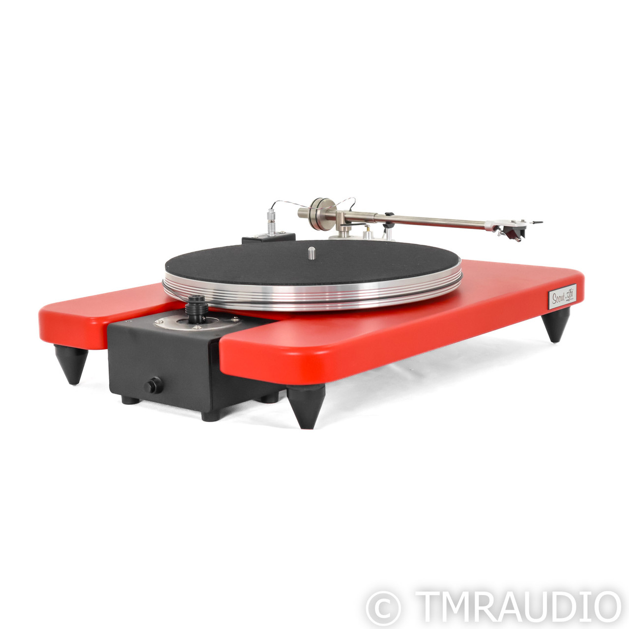 VPI Scout Jr. Belt Drive Turntable; Red w/ Ortofon 2 (7... 2