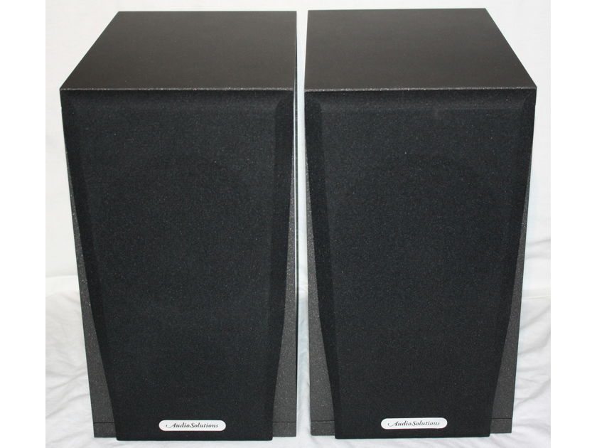 Audio Solutions Overture O202B Bookshelf Speakers in Texture Black.