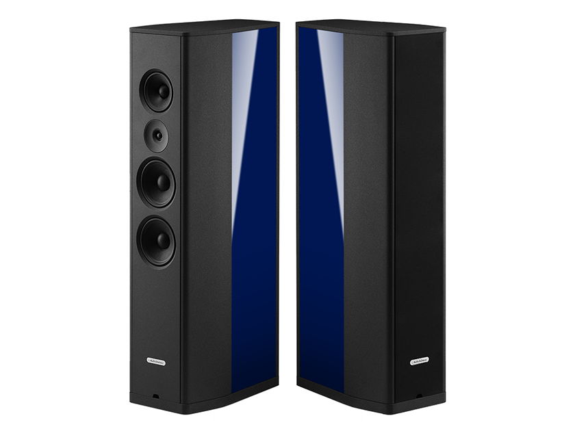 Audio Solutions Figaro M 3-Way Floorstanding Speakers (Marine Blue); EXCELLENT Demo; Full Warranty; 62% Off