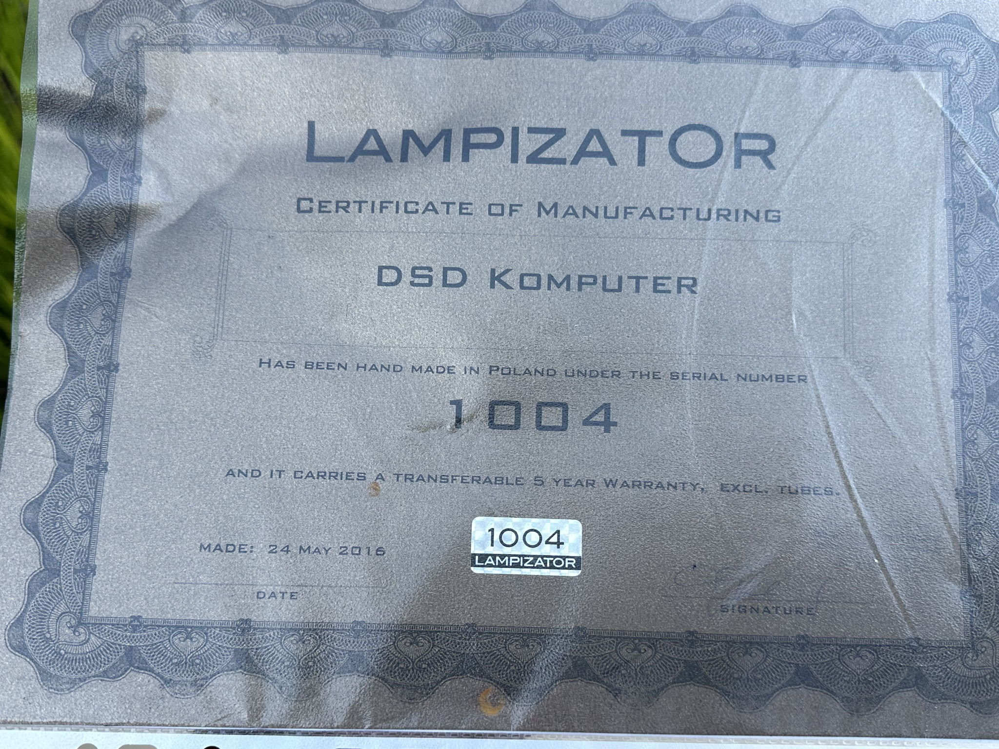 Lampizator DSD Komputer 13