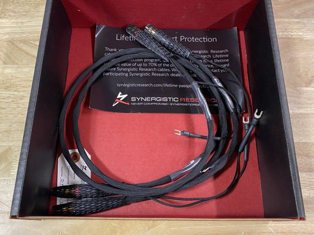 Synergistic Research Foundation Phono Cables - RCA to R...