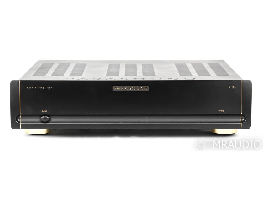 Parasound A 23+ Stereo Power Amplifier+; Black; A23+ (44042)