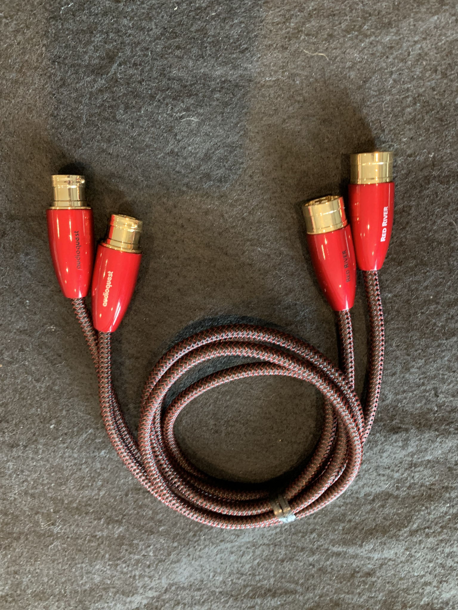 AudioQuest Red River 1m XLR to XLR Interconnects Looks ... 2