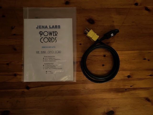 JENA LABS THE BAISK CRTO CORD Power Cord 6 ft Price Drop