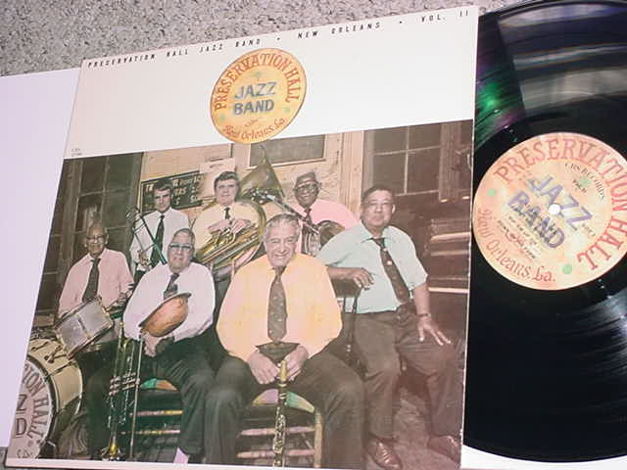 Preservation Hall Jazz Band vol II LP Record New Orlean...