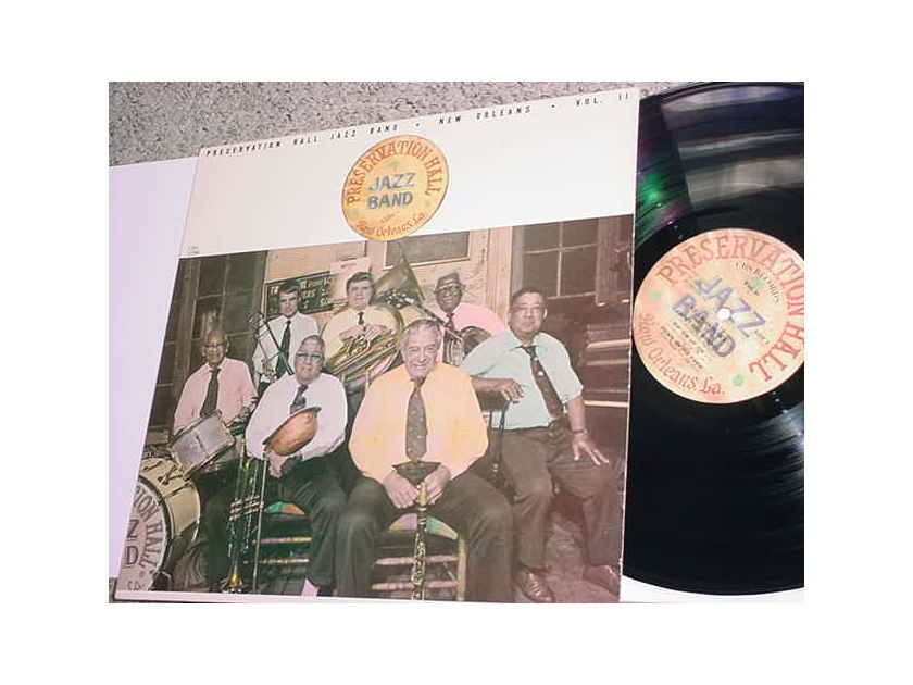 Preservation Hall Jazz Band vol II LP Record New Orleans cbs 37780 1982