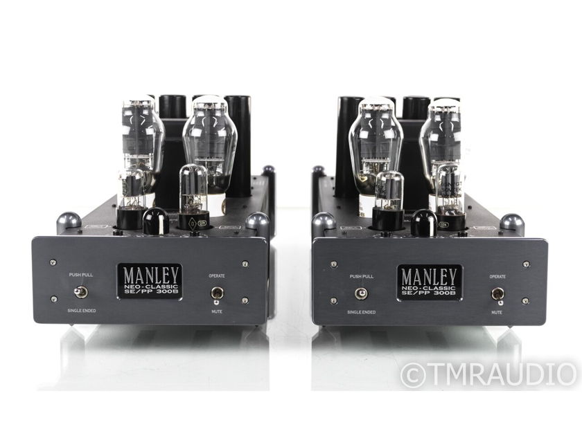 Manley Labs Neo-Classic SE / PP 300B Mono Tube Power Amplifier; Pair (20080)