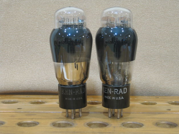 Ken-Rad 2A3 electronic tubes Matching pair