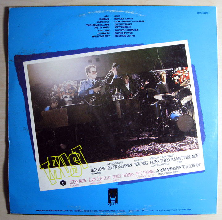Elvis Costello & The Attractions - Trust 1981 NM- LP Vi... 2