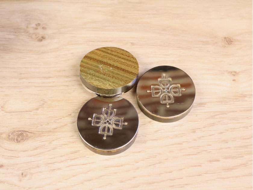 Dalby Audio Design D7-LVSE90 Lignum Vitae highend end audio tuning feet (set of 3)