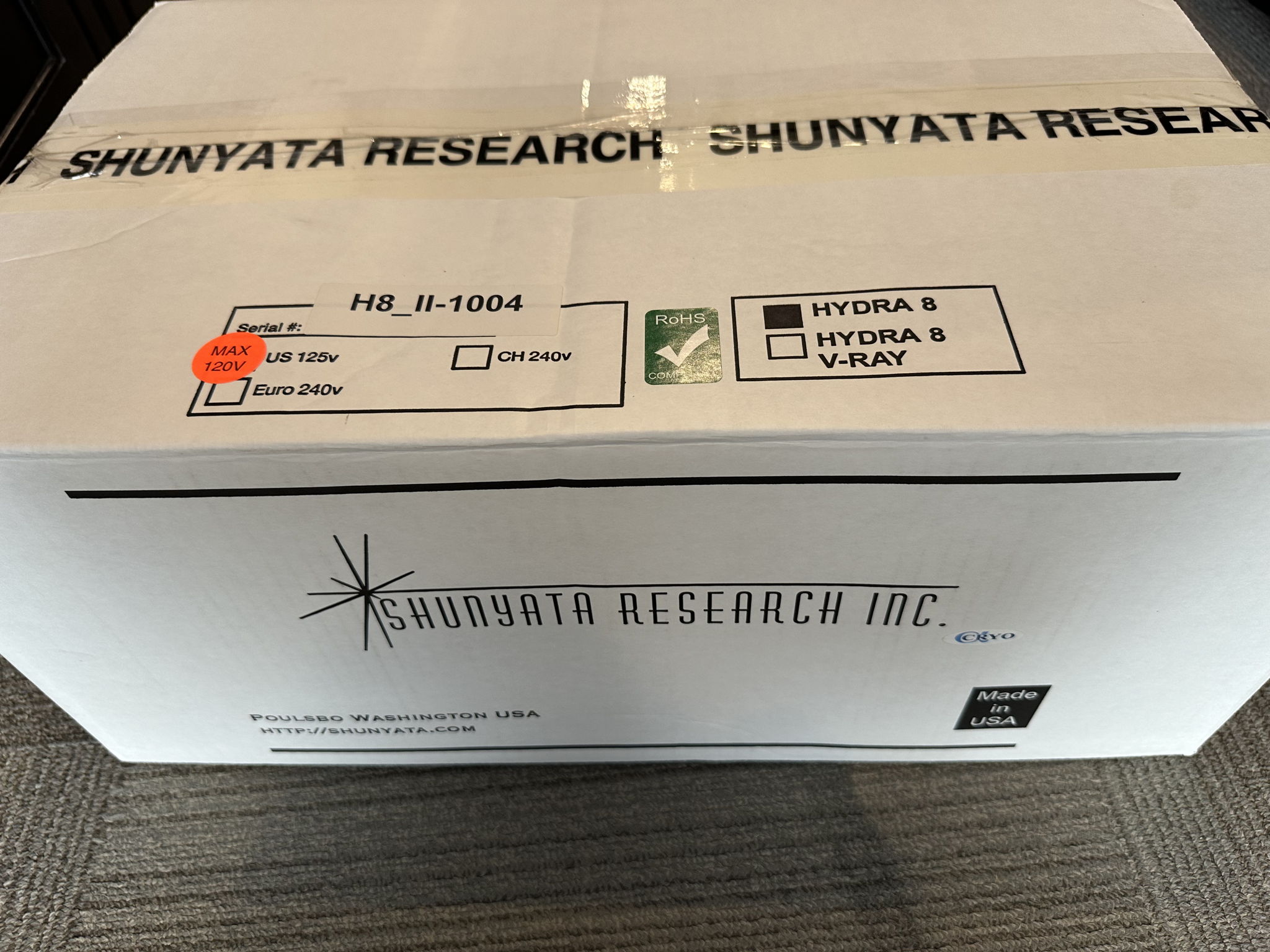 Shunyata Research Hydra 8 MkII Power Conditioner 10